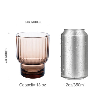 13oz Serenity Short Tumbler Set – 4 Piece - bzyoo