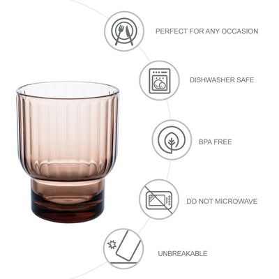 13oz Serenity Short Tumbler Set – 4 Piece - bzyoo
