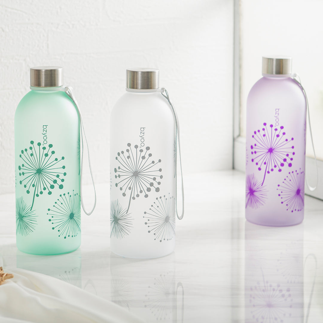 Tritan Trinkflasche 0,45L Mit OBY Verschluss - Dinos Love Design