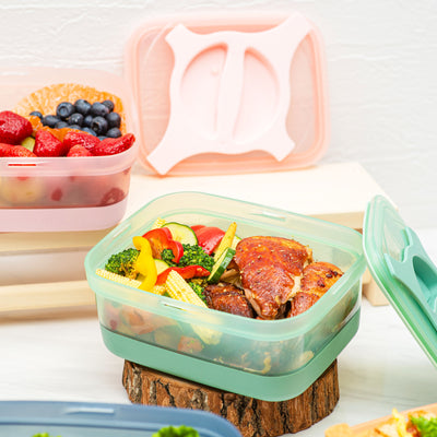 Bzyoo 25.5oz Prestoor Bento Lunch Box - Green