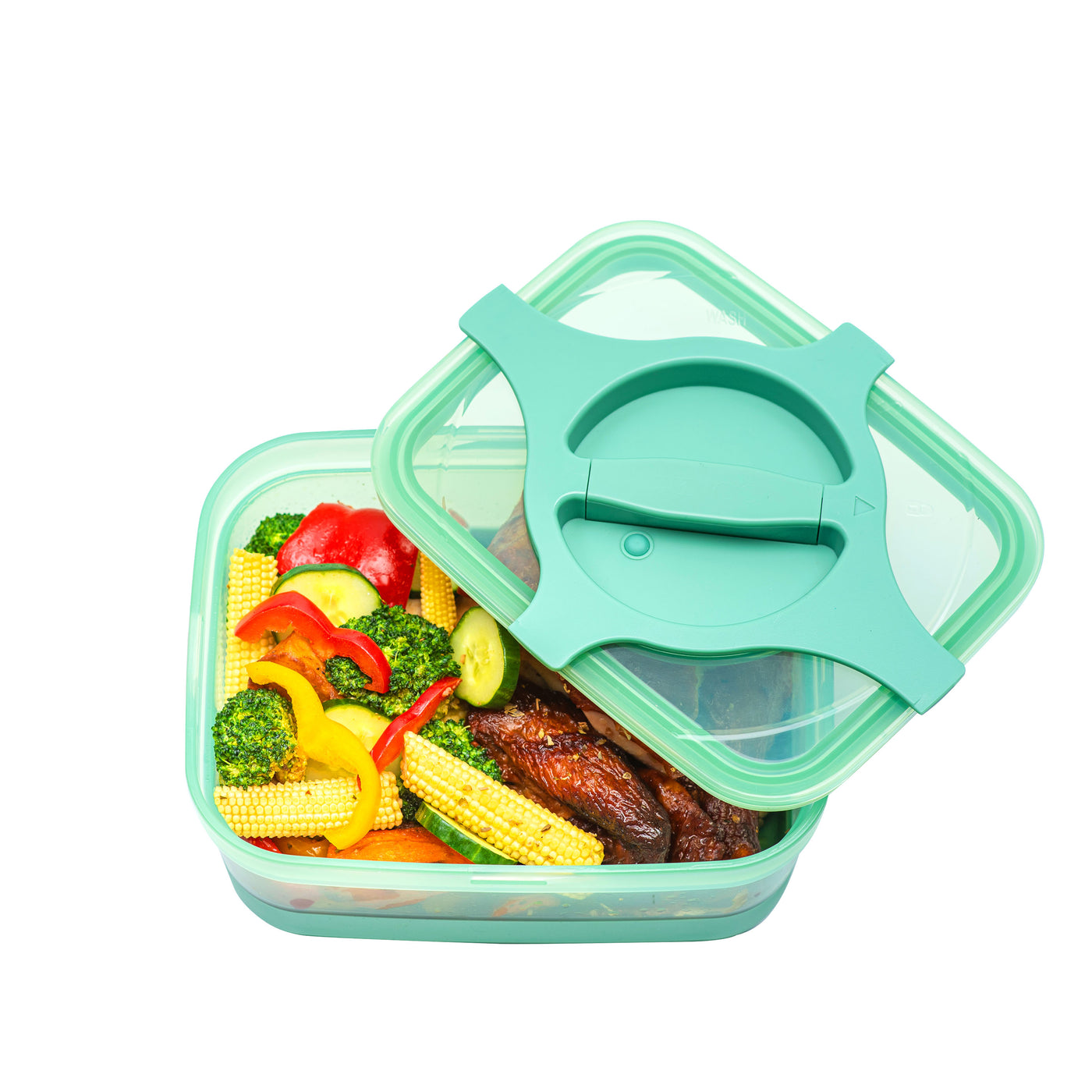 Bzyoo 25.5oz Prestoor Bento Lunch Box - Green