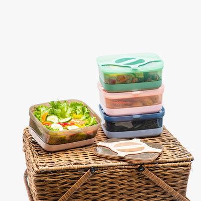 Bzyoo 25.5oz Prestoor Bento Lunch Box - Brown