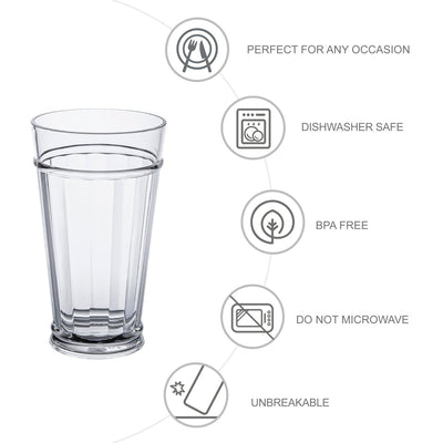 21oz Liberty Highball Tumbler Set – 4 Piece - bzyoo