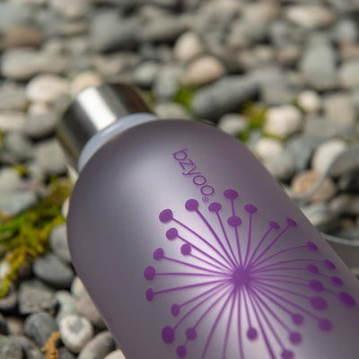 32oz Time Marker Tritan Water Bottle w/ Carrying Strap - Dandelion Purple - bzyoo