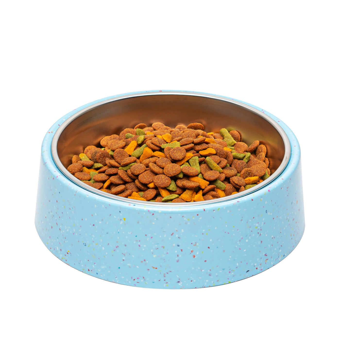 Bzyoo 32oz 4CUP Elevated Dog & Cat Bowl - Blue