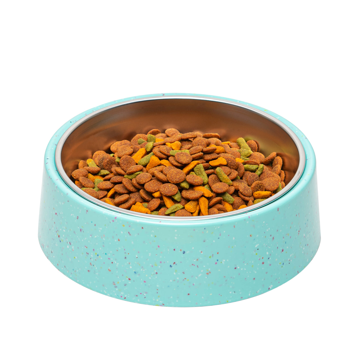 Bzyoo 32oz 4CUP Elevated Dog & Cat Bowl - Green