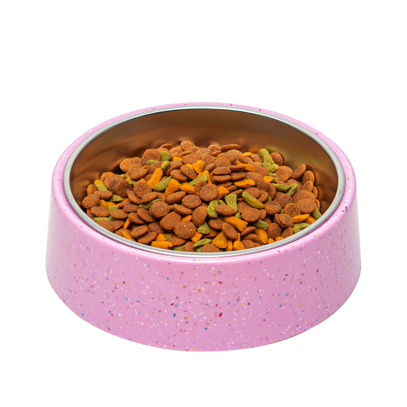 Bzyoo 32oz 4CUP Elevated Dog & Cat Bowl - Pink