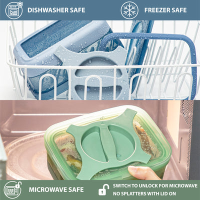 Bzyoo 25.5oz Prestoor Bento Lunch Box - Green