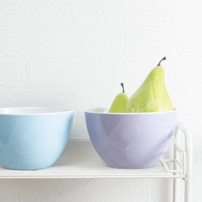 bzyoo Set of 6 Large Bowls, 5.5 - Inch 30.4 OZ ColorPop Melamine Bowls - Bright Color - bzyoo