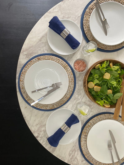 12pc Organica Plate & Bowl Melamine Dinnerware Set - bzyoo