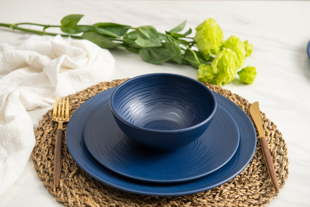 Melmac Dishes Dinnerware Replacements 12pc Organica Plate