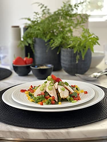 12pc Organica Plate & Bowl Melamine Dinnerware Set - bzyoo