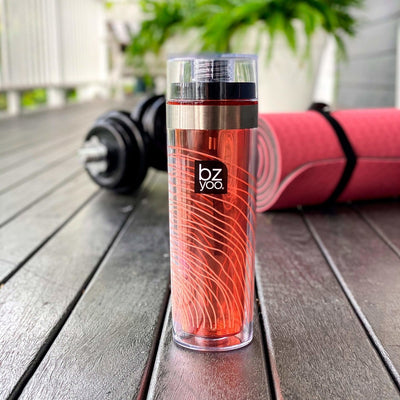 13.5oz Swill Water Bottle w/ Carrying Strap - Organica Terracotta - bzyoo