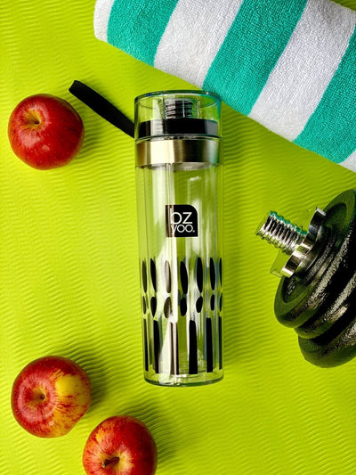 13.5oz Swill Water Bottle w/ Carrying Strap - Soar Black - bzyoo