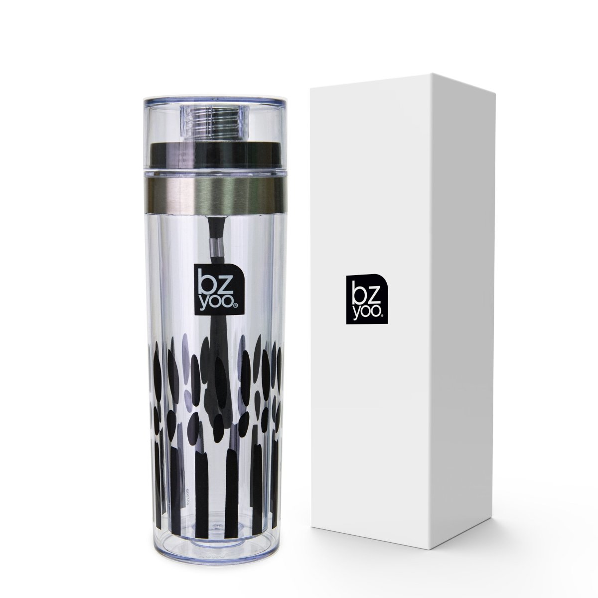 13.5oz Swill Water Bottle w/ Carrying Strap - Soar Black - bzyoo