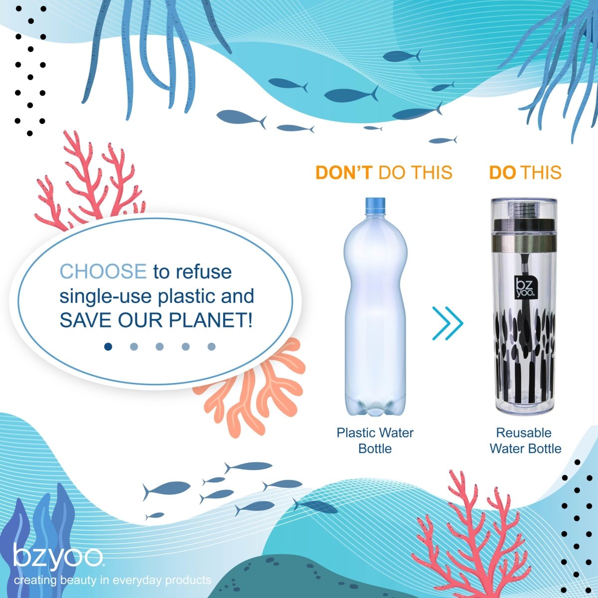 13.5oz Swill Water Bottle w/ Carrying Strap - Soar Black - bzyoo