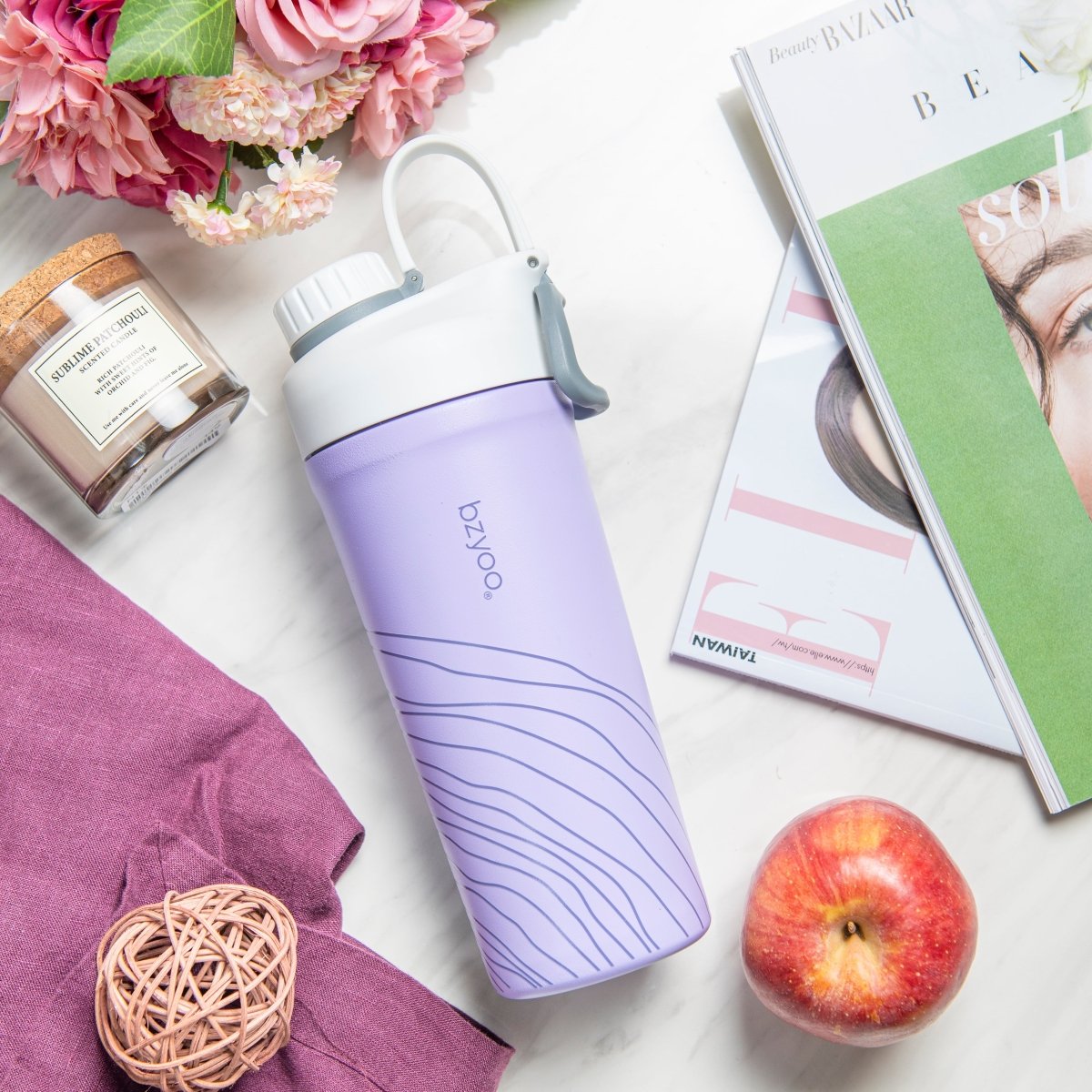26 HyPro Insulated Stainless Steel Double Wall Shaker Water Bottle - bzyoo