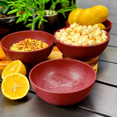 4pc La La Mandala Melamine Bowl Set - bzyoo