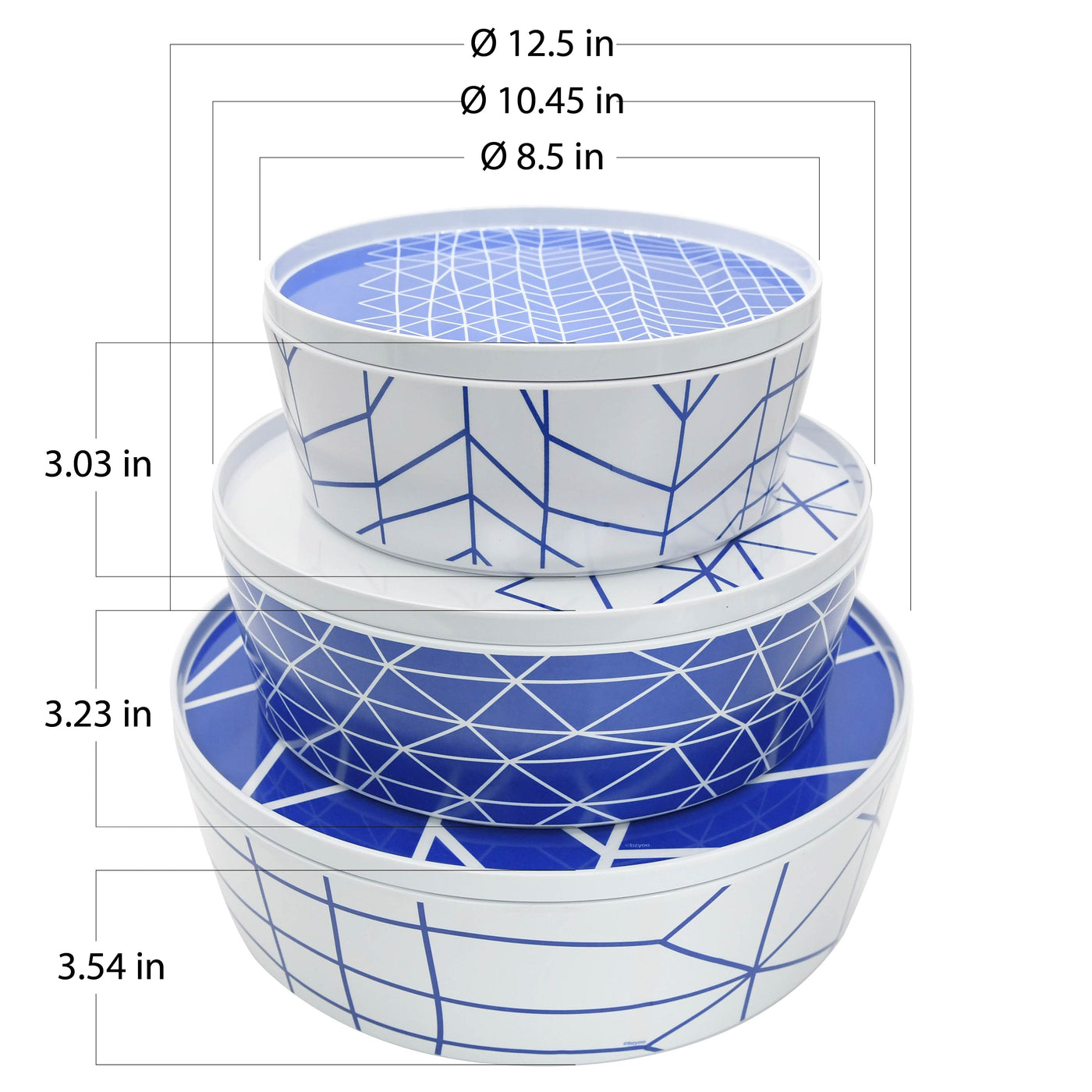 Spidy Melamine Serving Plate and Bowl Stackable Set